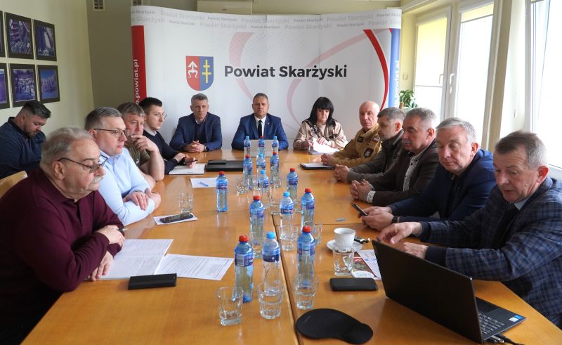 posiedzenie zespołu zarzadzania kryzysowego w sprawie ASF