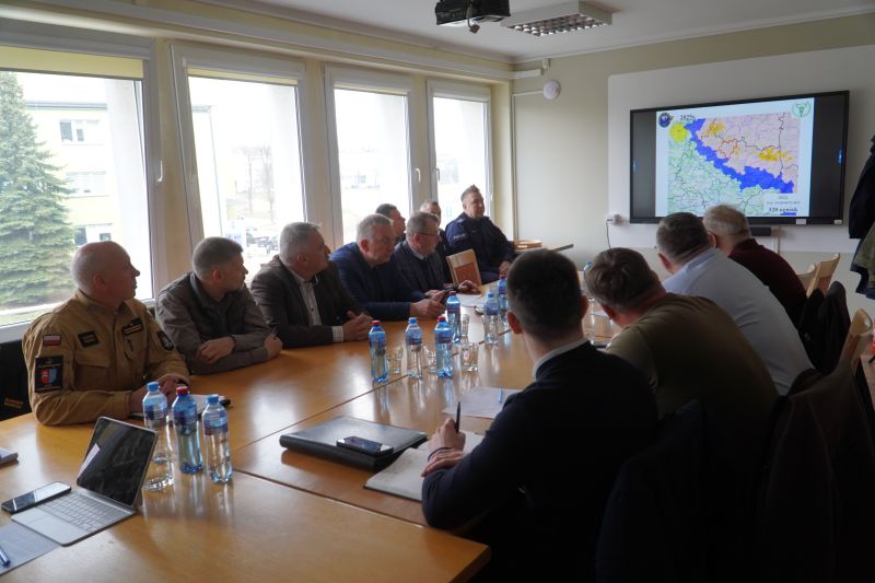 posiedzenie zespołu zarzadzania kryzysowego w sprawie ASF