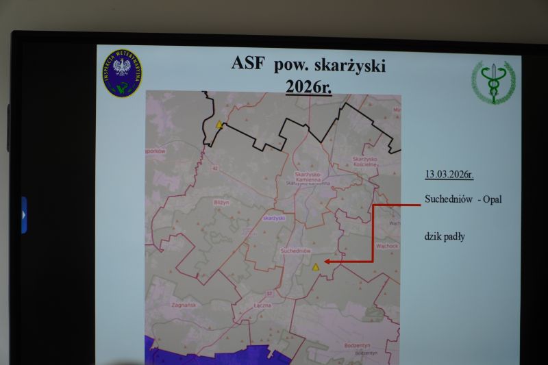 posiedzenie zespołu zarzadzania kryzysowego w sprawie ASF