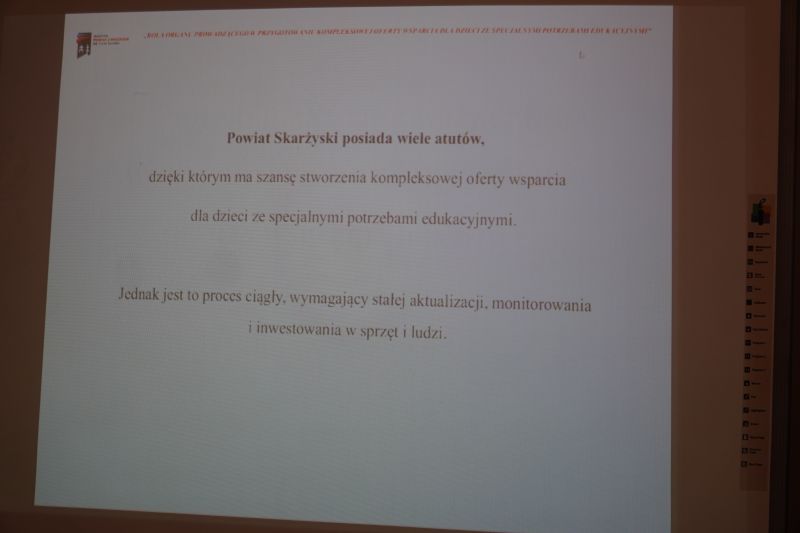 Konferencja inaugurująca SCWEW w powiecie skarżyskim