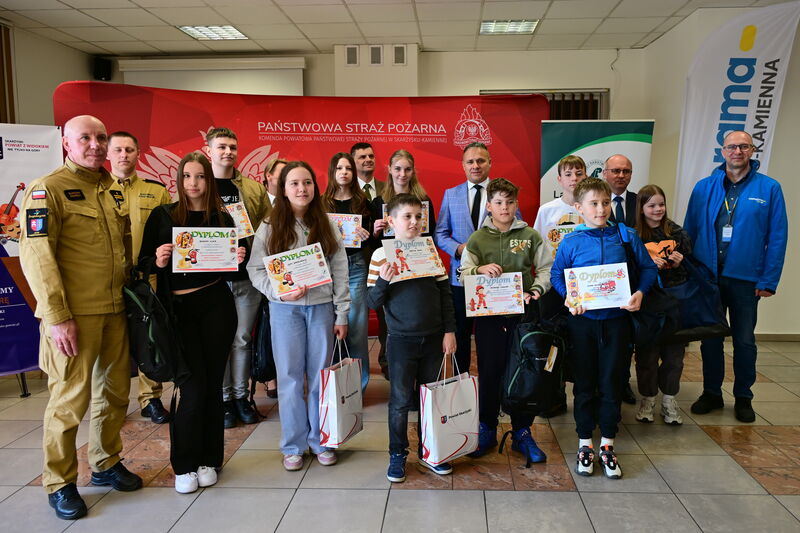 Turniej Wiedzy Pożarniczej „Młodzież Zapobiega Pożarom”