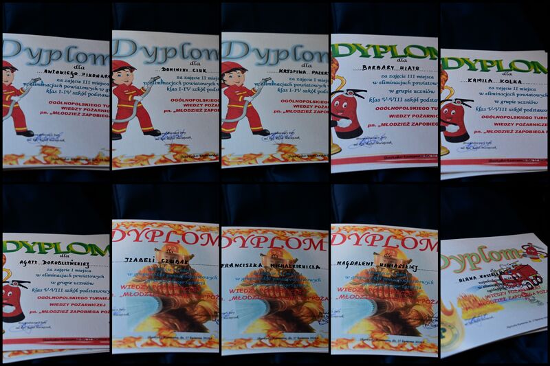 Turniej Wiedzy Pożarniczej „Młodzież Zapobiega Pożarom”