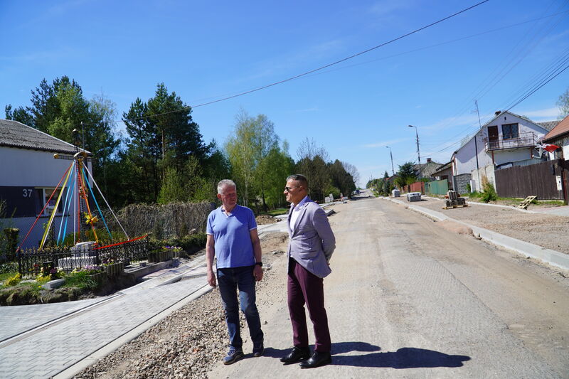 Znaczący postęp prace na drodze Majków–Michałów