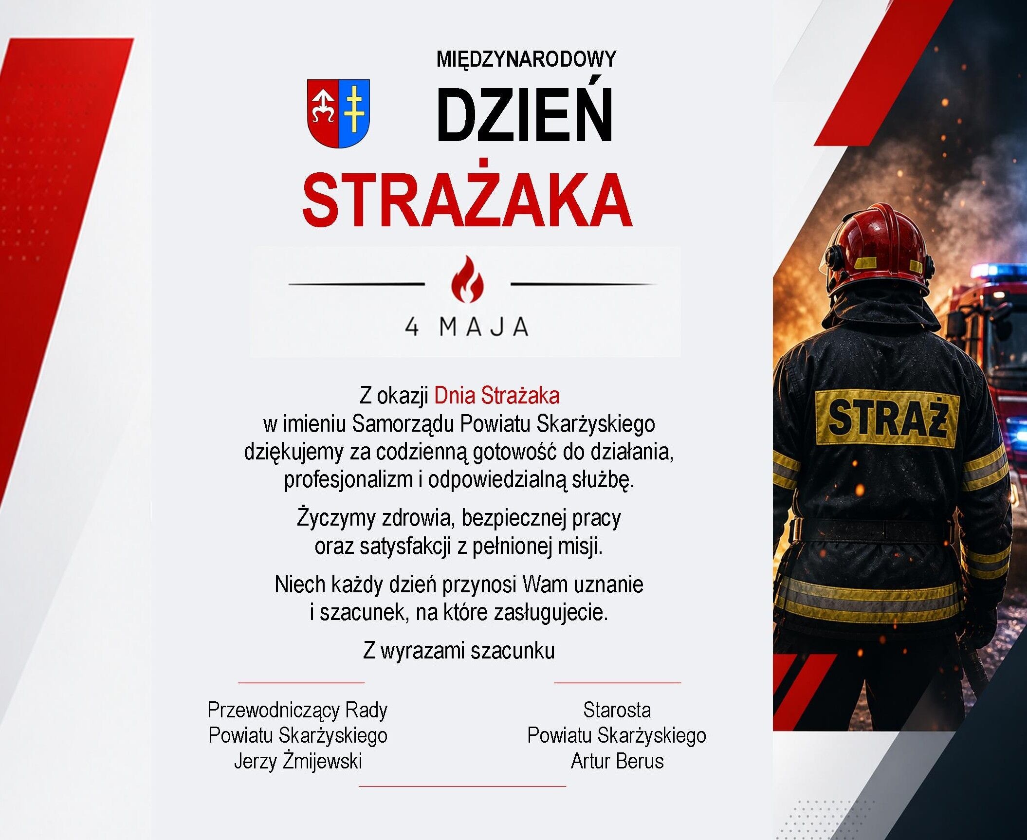 DZIEN STRAZAKA 2026 życzenia