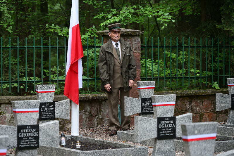 83. Rocznica Powstania Wojennego Cmentarza Partyzanckiego Żołnierzy AK