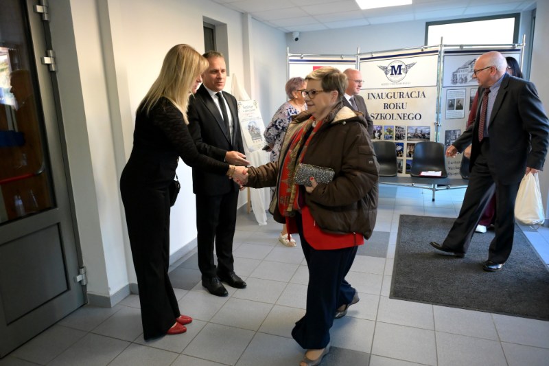 Wicestarosta i Starosta witają gości